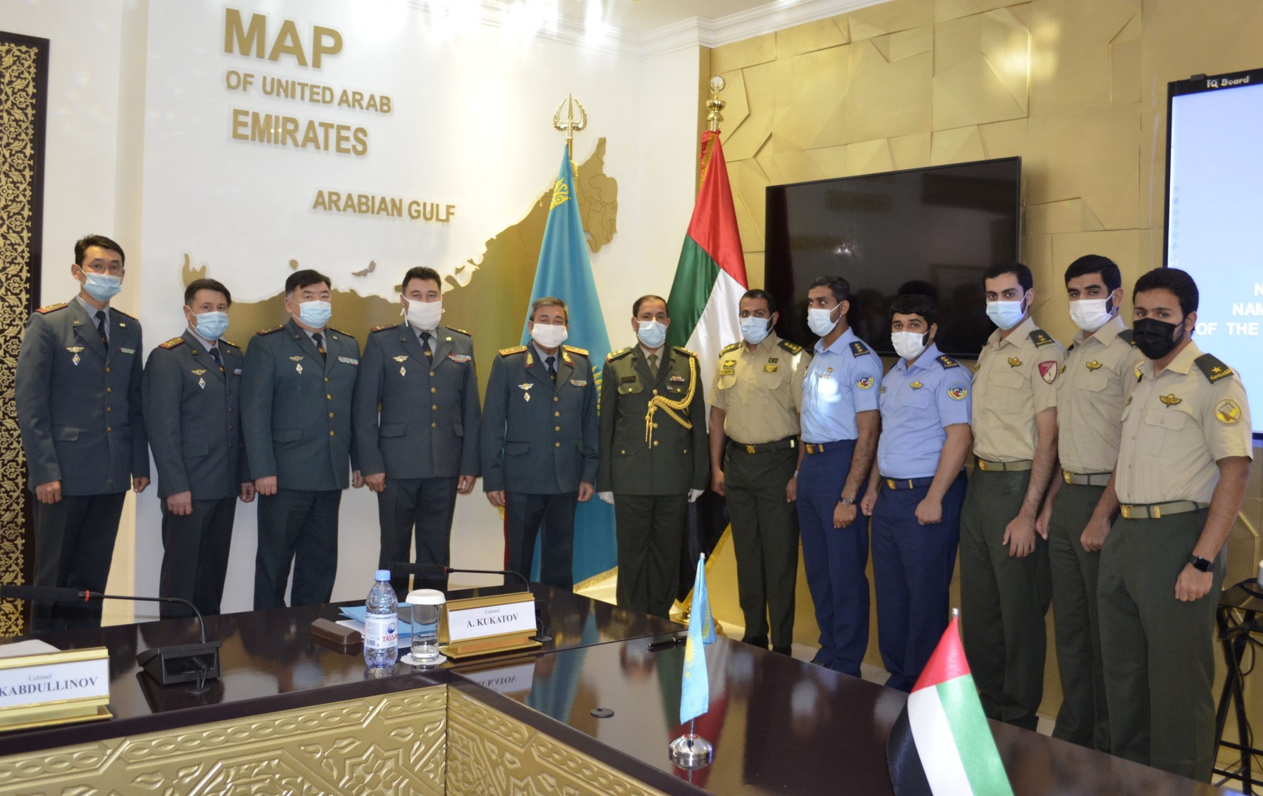 Языковые курсы для военнослужащих ОАЭ в Казахстане