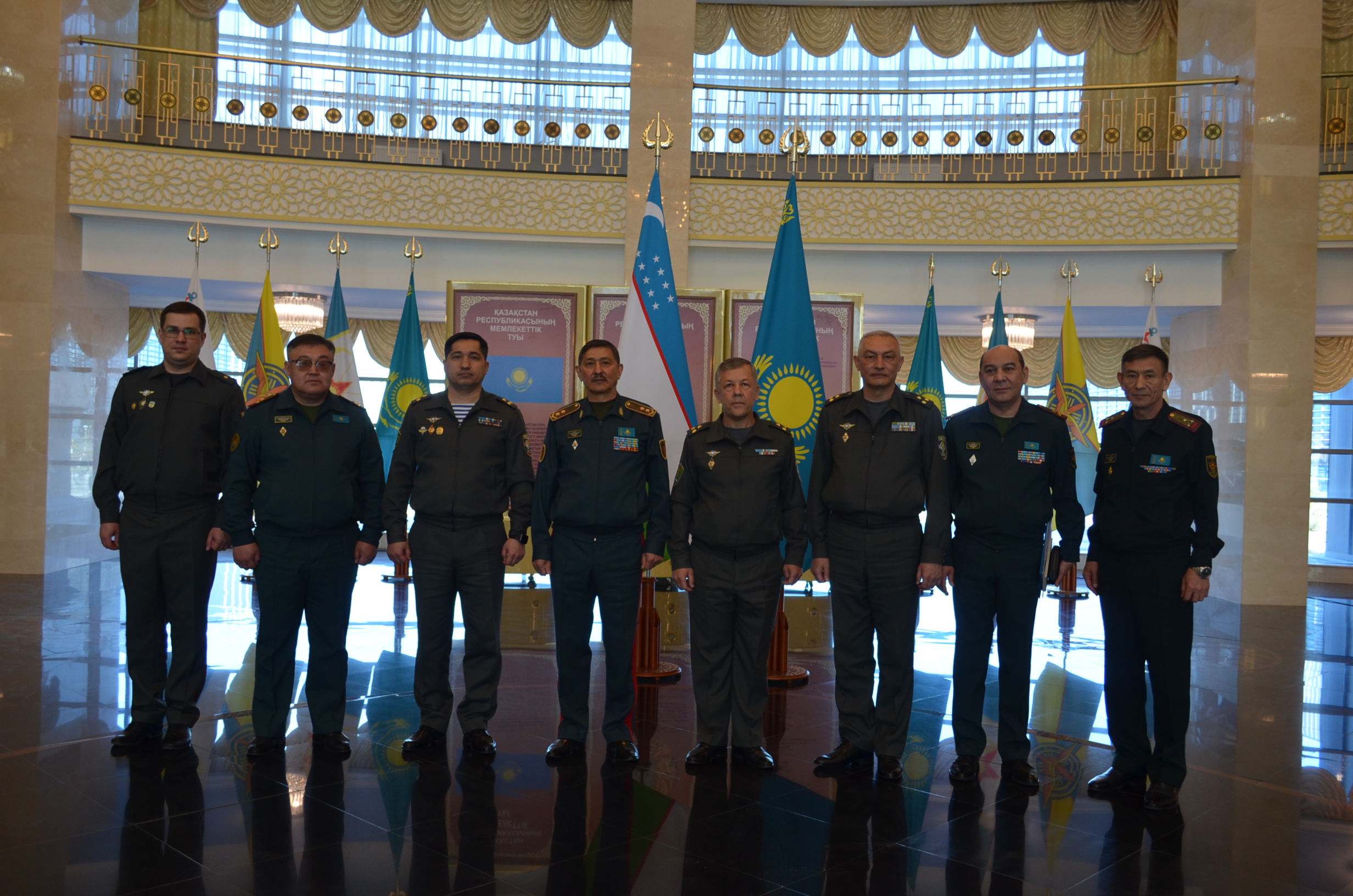 Национальный университет обороны посетили коллеги из Узбекистана