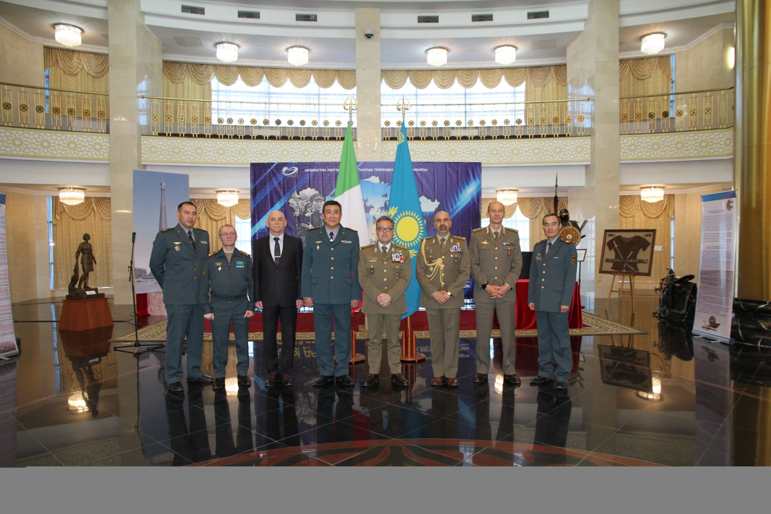 Visit of the delegation of the Institute for Higher Defence Studies and analysis of the Armed Forces of the Italian Republic