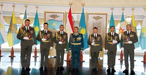 Торжественный выпуск офицеров Республики Таджикистан 