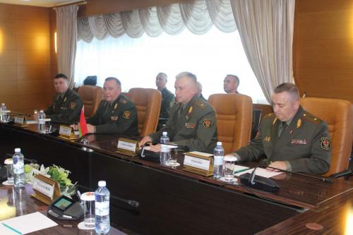 Визит главы оборонного ведомства Республики Беларусь